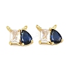 Brass Pave Cubic Zirconia Charms CU-CBA6A75-03G-02-1