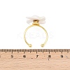 Ceramics with Alloy Cuff Rotatable Rings for Women LS-RJEW-Z117-01G-3