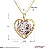Fashion Brass Pendant Necklaces NJEW-BB23098-6