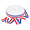 Polyester Grosgrain Ribbon SRIB-WH0009-02B-1