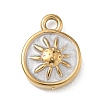 304 Stainless Steel Enamel Pendants STAS-I369-06G-1