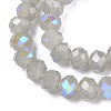 Electroplate Glass Beads Strands EGLA-A044-J1mm-L10-2