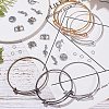 DIY Adjustable Brass Expandable Bangle Making DIY-PH0026-21-6