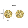 304 Stainless Steel Stud Earrings FS-WGCA6E2-01-4