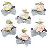 Silk Cloth Silk Ribbon Wrist Corsage AJEW-WH0277-62A-1