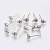 Non-Tarnish 201 Stainless Steel Stud Earring Findings STAS-P196-05-1