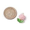 Glass Seed Beads Pendants PALLOY-MZ00592-03-2