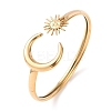 304 Stainless Steel Cuff Bangles for Women BJEW-Z157-01G-02-2
