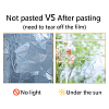 Waterproof PVC Colored Laser Stained Window Film Static Stickers DIY-WH0314-101-8