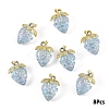 Transparent Acrylic with Alloy Pendants TACR-YW0003-14D-1