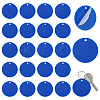 Opaque Acrylic Pendants SACR-WH0006-32C-01-1