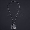 Non-Tarnish 201 Stainless Steel Pendant Necklaces LS-NJEW-S105-JN603-45-1-2
