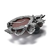 Resin Imitation Agate Oval Brooches LS-JEWB-M033-02B-2