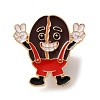 Cheerful Coffee Bean Enamel Brooches AL-I003-03G-02-1