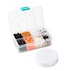 3 Colors 1155Pcs DIY Halloween Theme Stretch Bracelets Making Kits DIY-LS0001-22A-7