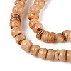 Natural Freshwater Shell Dyed Beads Strands SHEL-T020-29A-04-3