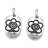 Tibetan Style Alloy Pendants PALLOY-Q441-044-RS-2