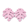 Painted Poplar Wood Pendants WOOD-S045-067D-2