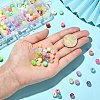 200Pcs 10 Styles Opaque Acrylic Beads MACR-CJ0001-46-4