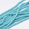 Faceted Rondelle Glass Beads Strands X-GLAA-I033-3mm-11-1
