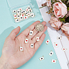 40Pcs 4 Styles Alloy Enamel Pendants ENAM-PH0003-05-3