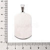 Ion Plating(IP) 304 Stainless Steel Pendants STAS-Z095-03PG-3