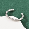 304 Stainless Steel Cuff Rings for Women RJEW-G361-01P-3