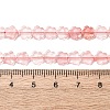 Cherry Quartz Glass Beads Strands G-B138-C16-01-5
