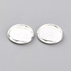 304 Stainless Steel Cabochon Settings STAS-Y001-12C-S-2