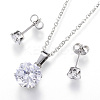 304 Stainless Steel Jewelry Sets LS-SJEW-H054-05-1