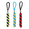 3Pcs 3 Colors Polypropylene Braided Corn Knot Pendant Decorations KEYC-HY0001-27-1