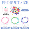3 Strands 3 Colors Handmade Polymer Clay Beads Strands CLAY-TA0001-85-4