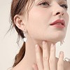 24Pcs 6 Styles Brass Clip-on Earring Findings KK-BBC0019-62-5