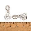 Rack Plating Alloy European Dangle Charms FIND-C055-16P-3