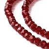 Transparent Glass Beads Strands GLAA-C019-01A-29-3