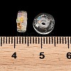 Luminous Handmade Foil Glass Beads LAMP-P020-01A-06-4