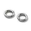 304 Stainless Steel Spring Gate Clasp Findings STAS-B082-05C-P-2