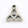 Tibetan Style Zinc Alloy Triangle Pendants TIBEP-R334-357AS-RS-1