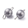 Round Shape Cannonball Fishing Weights Sinkers LS-FIND-WH0052-79P-C-1