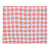 Bowknot & Tartan Pattern Cotton Fabric DIY-WH0890-31A-1
