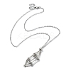 Tarnish Resistant 304 Stainless Steel Macrame Pouch Empty Stone Holder for Pendant Necklaces Making NJEW-TA00100-01-1