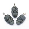 Natural Labradorite Pendants G-P393-A01-1