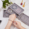 Rectangle Velvet Jewelry Display Trays for Rings ODIS-WH0113-14B-3