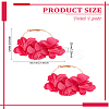 1 Piar Alloy Hoop Earrings EJEW-LP0001-88B-2