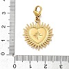 304 Stainless Steel Enamel Pendant Decoration STAS-L283-41G-4