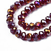 Electroplate Glass Beads Strands LS-EGLA-A034-T8mm-B29-3