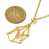 304 Stainless Steel Macrame Pouch Braided Gemstone Holder NJEW-JN04468-05-3