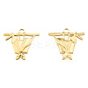 Ion Plating(IP) 201 Stainless Steel Pendants LS-STAS-N098-266LG-1