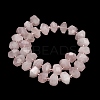 Natural Rose Quartz Beads Strands GG-CBAC18C-A02-02-5