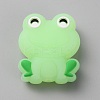 Frog Luminous Food Grade Eco-Friendly Silicone Beads SIL-WH0003-12C-1